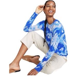 NEW UNWORN Charter Club 100% cashmere ultra light sweater ‘tie dye’, (no tag).